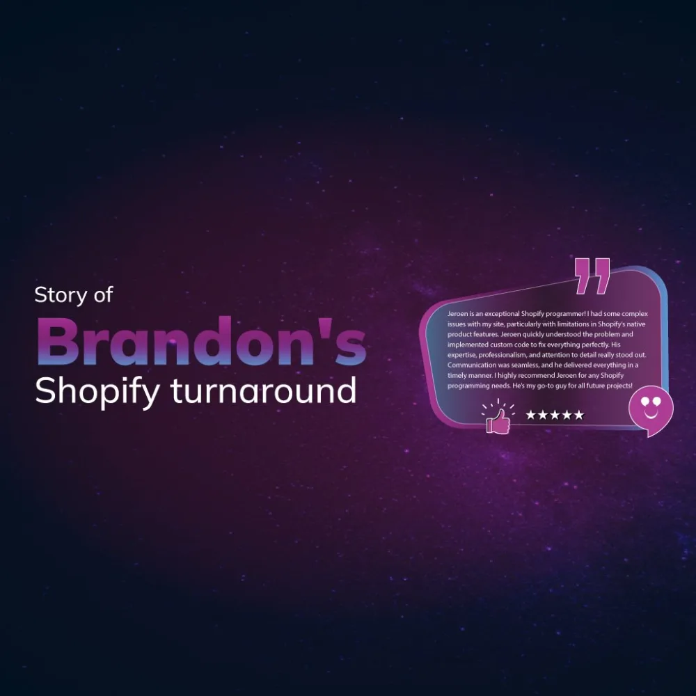 Brandon's Shopify-ommekeer
