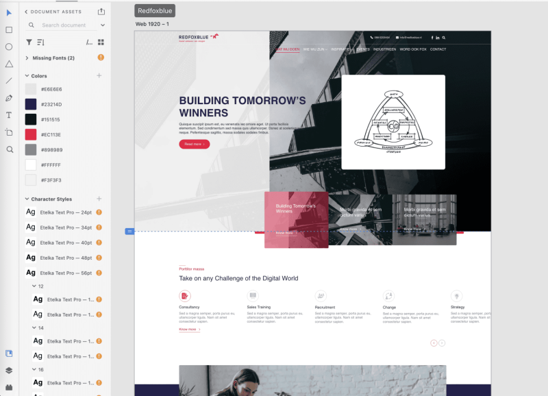 Webdesign (UI design)
